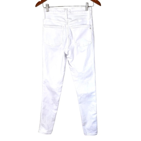 MADEWELL 10" High-Rise Skinny Jeans in Pure White - Picture 8 of 13